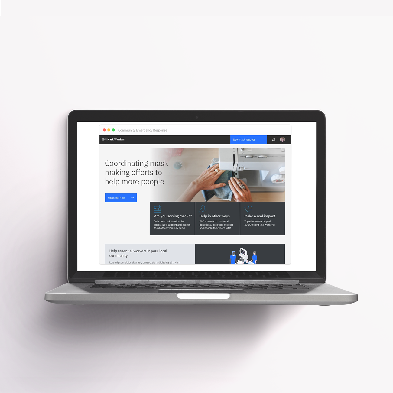 ctags_community-response_mockup-homepage-laptop